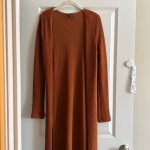 Windsor Extra Long Burnt Orange Cardigan